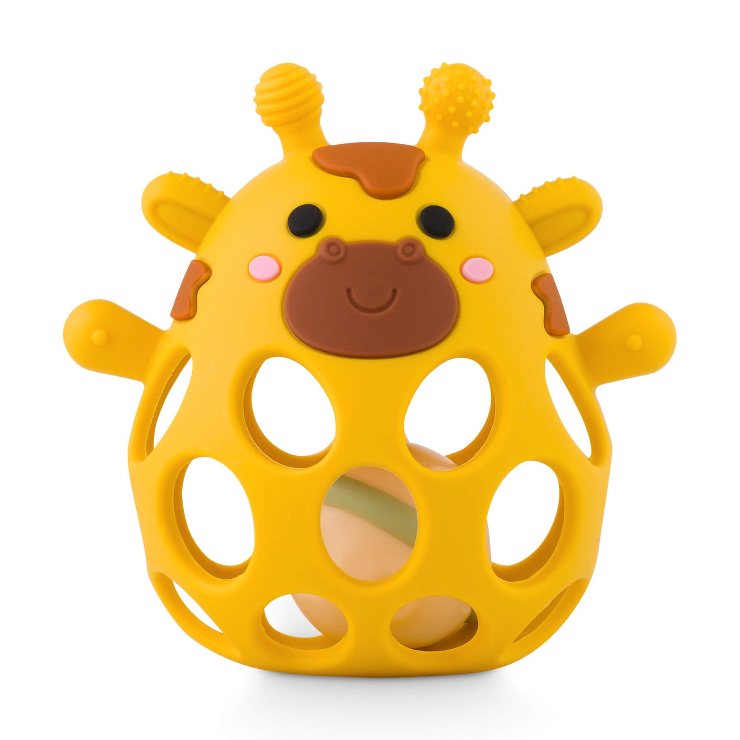 BeißGiraffe mit Rasselball