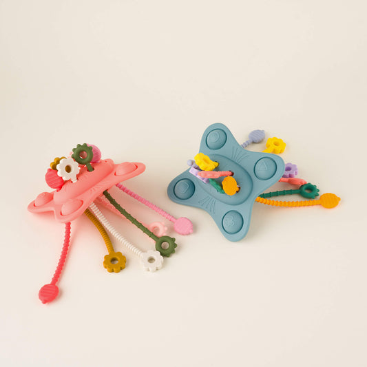 Raumschiff Ziehspielzeug aus Silikon