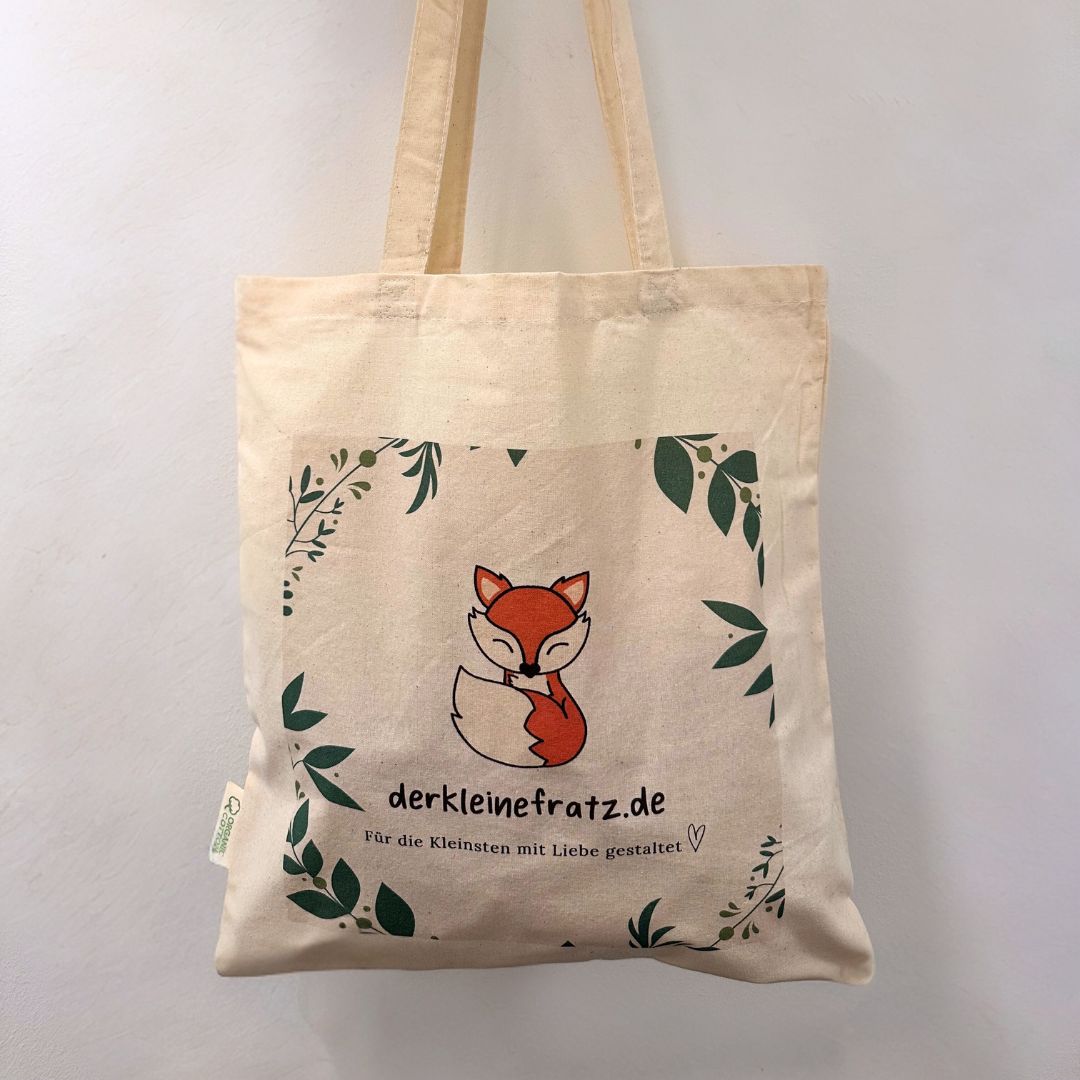 Bio-Baumwolltasche mit Logo - derkleinefratz.de