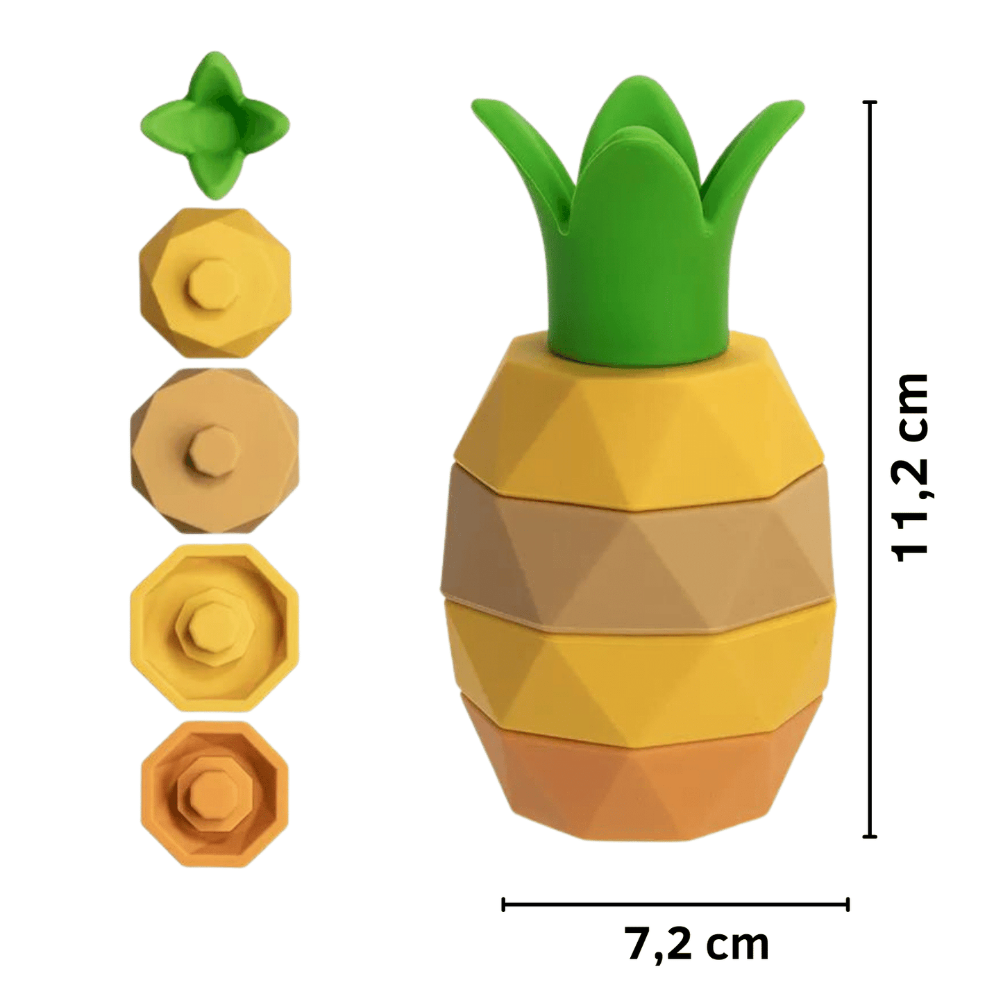 derkleinefratz.de 1 Stapelturm Ananas
