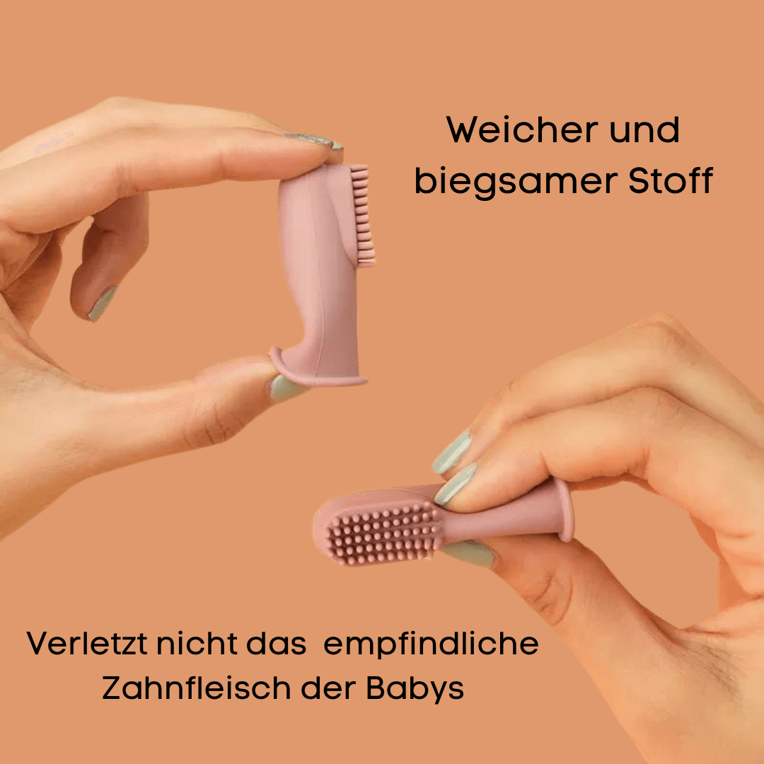derkleinefratz.de Fingerzahnbürste aus Silikon 5er Set