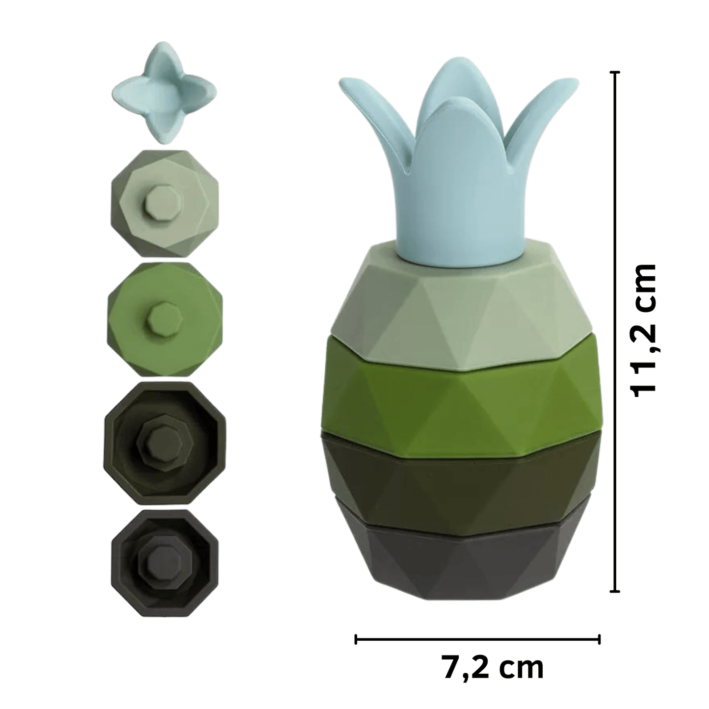 derkleinefratz.de Stapelturm Ananas