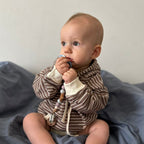 Gestreifter Hoodie