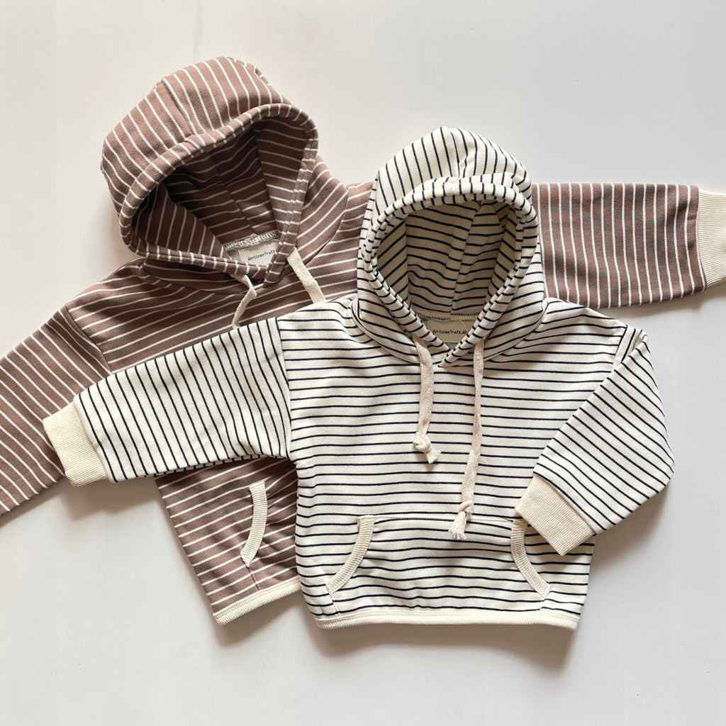 Gestreifter Hoodie
