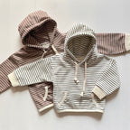 Gestreifter Hoodie