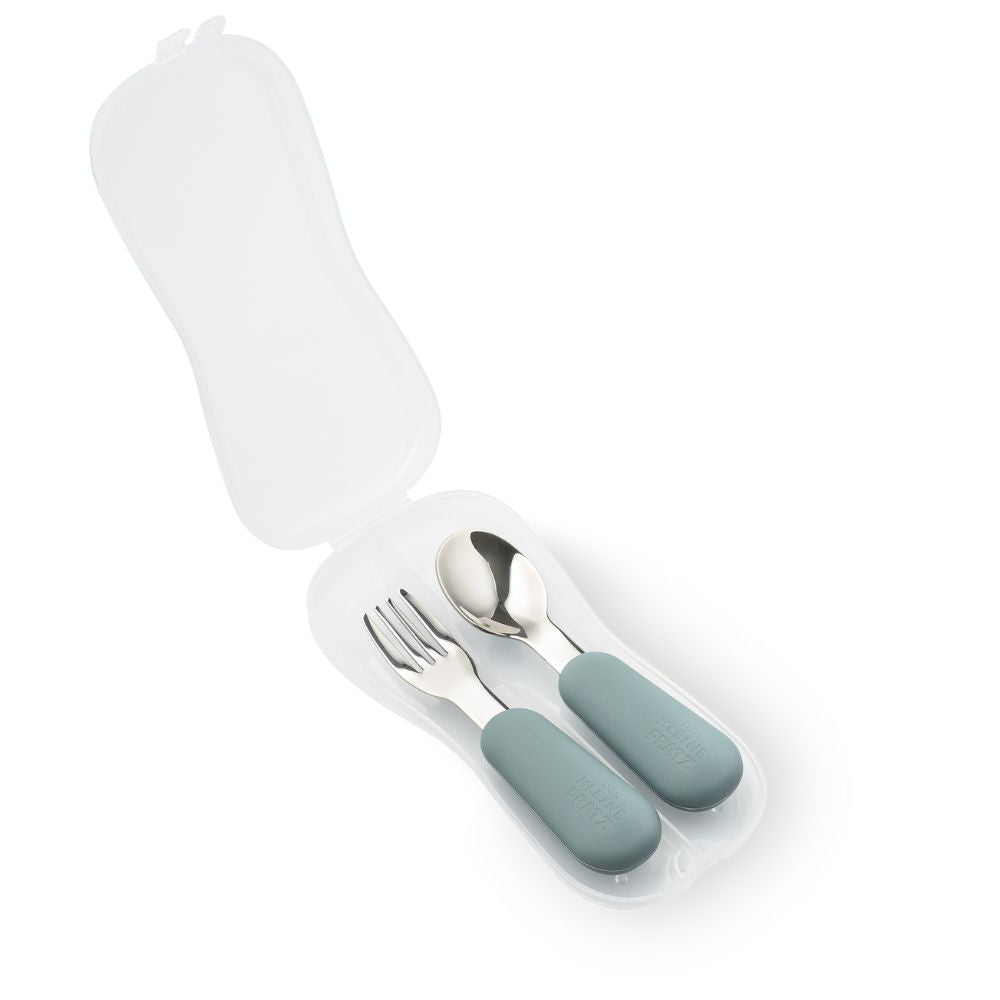 Kinderbesteck 2er-Set mit Aufbewahrungsbox