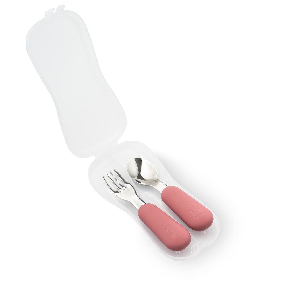 Kinderbesteck 2er-Set mit Aufbewahrungsbox