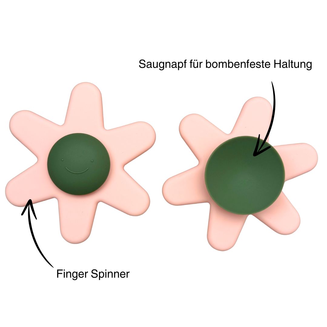 Blumenzauber Spinner aus Silikon