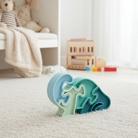 Puzzle-Tiere aus Silikon