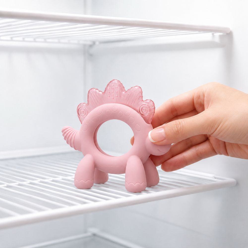 Beißring im Kühlschrank - mit KI erstellt