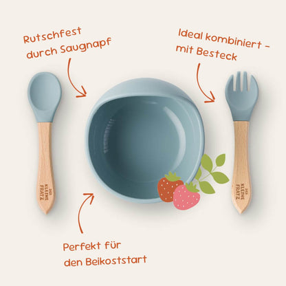 Esslernschüssel mit Besteck