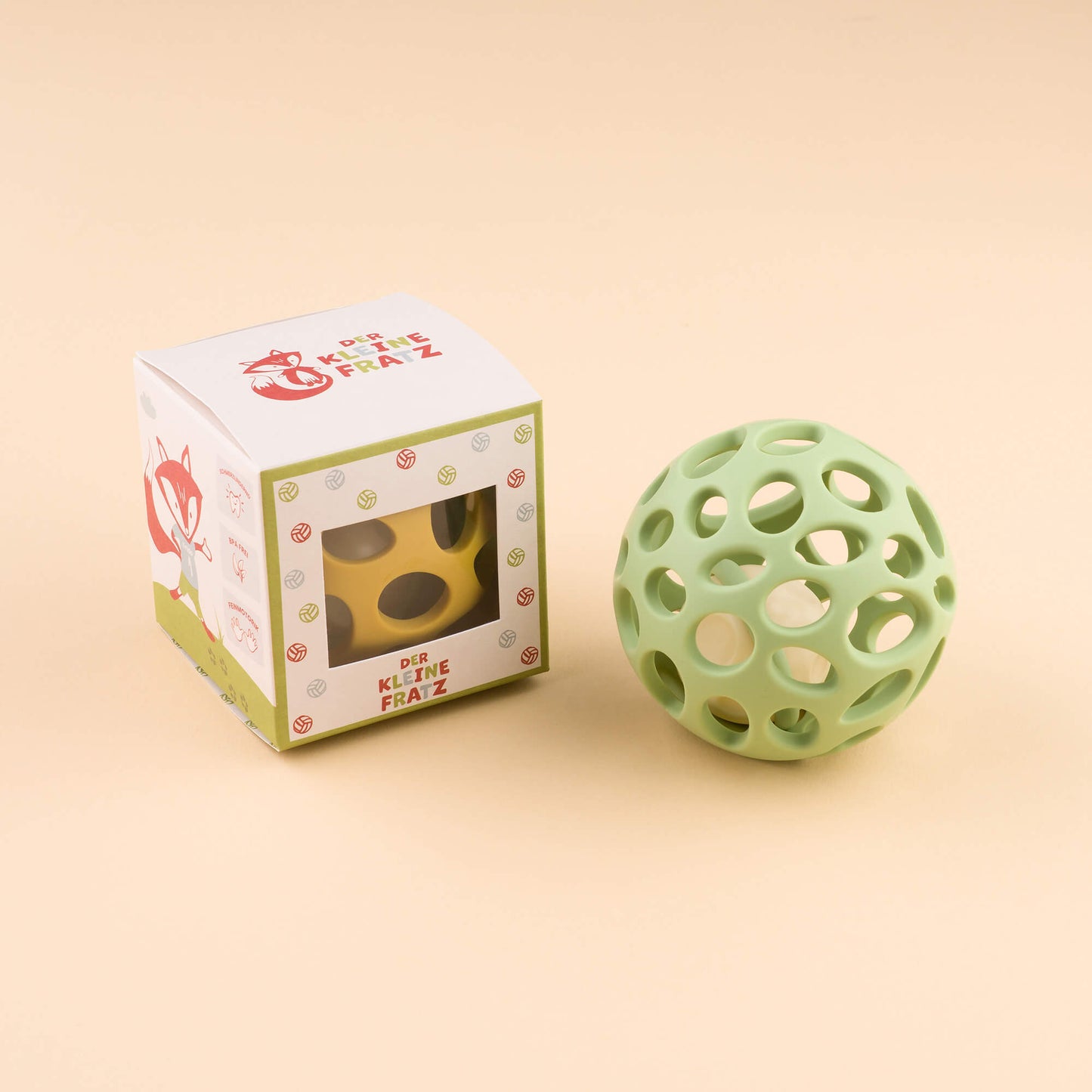 BeißBall mit Rassel