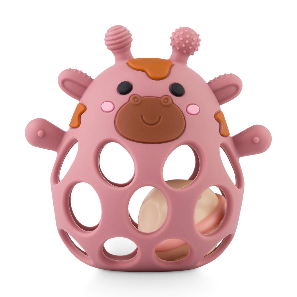 BeißGiraffe mit Rasselball