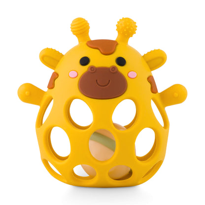 BeißGiraffe mit Rasselball