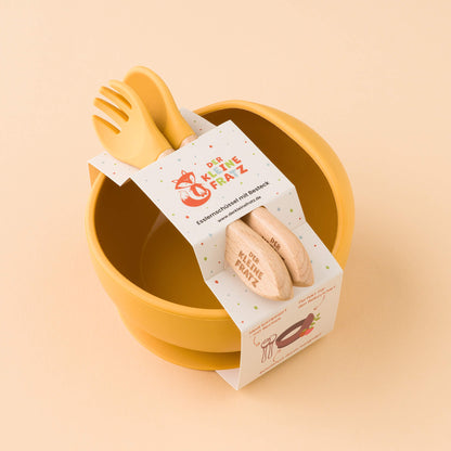 Esslernschüssel mit Besteck