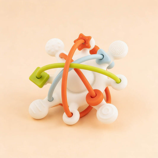 2 in 1 Beißring & Motorikspielzeug