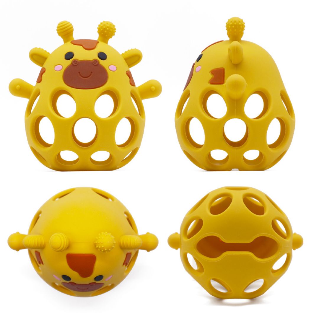 BeißGiraffe mit Rasselball
