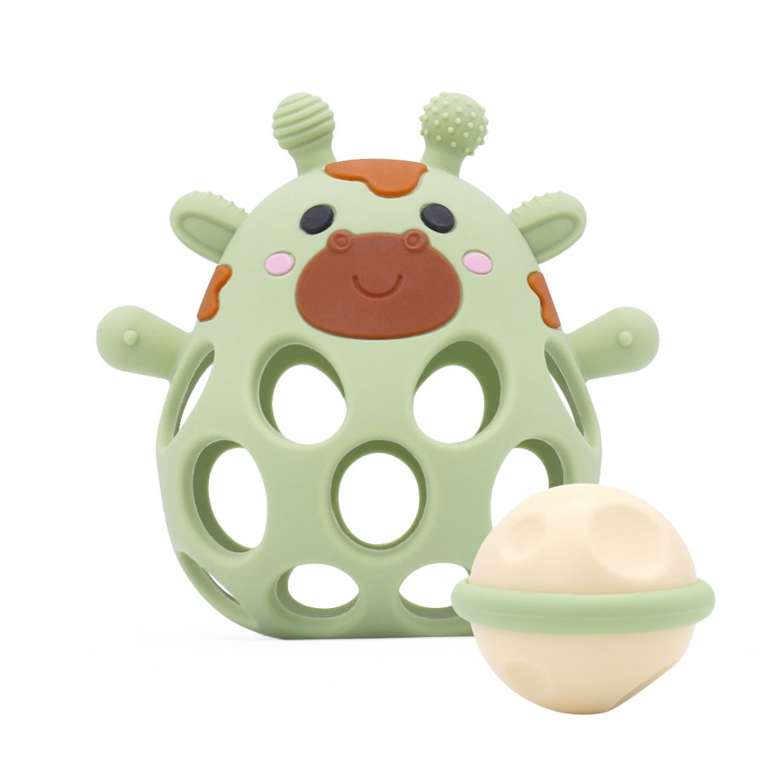 BeißGiraffe mit Rasselball
