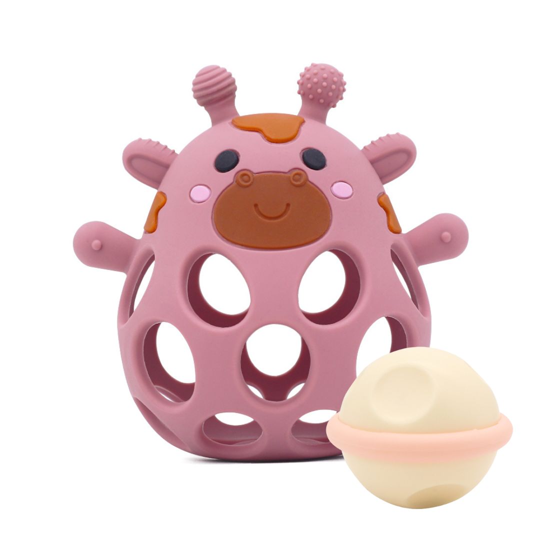 BeißGiraffe mit Rasselball