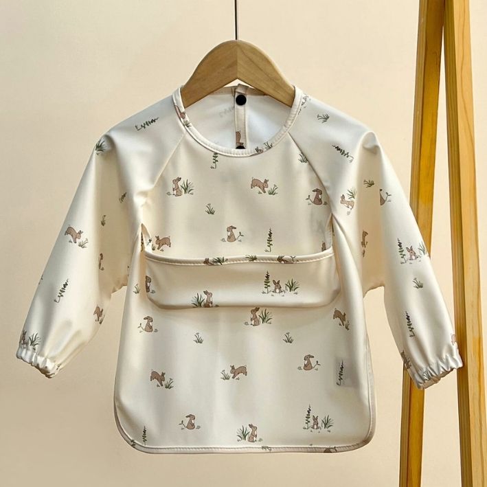 Wasserfestes Langarm-Lätzchen