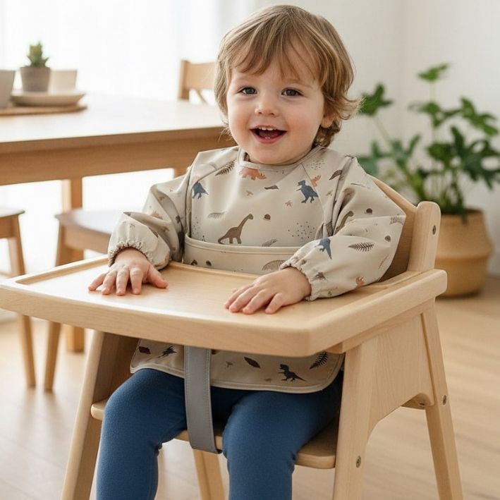 Wasserfestes Langarm-Lätzchen