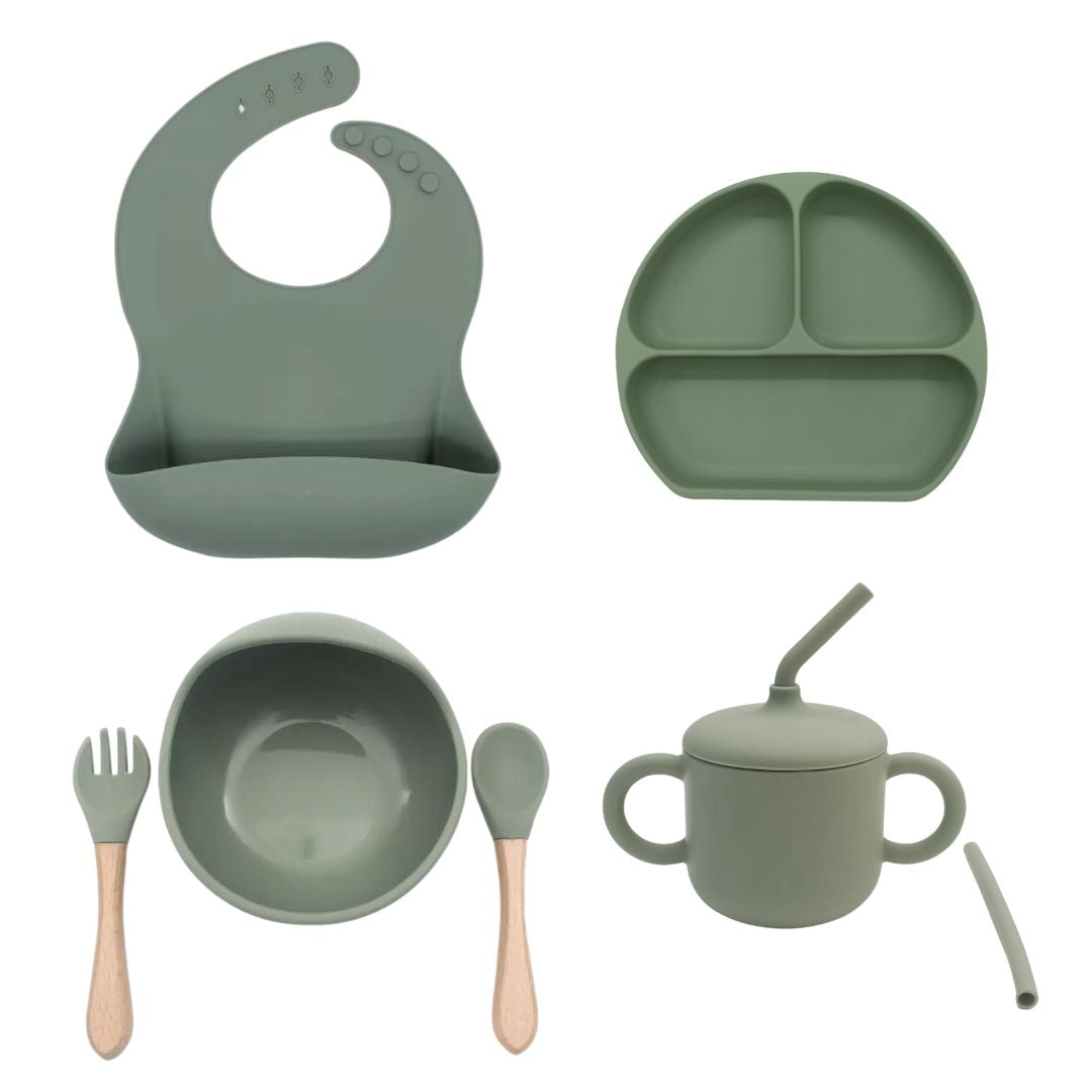 Geschirrset "MiniMahl" aus Silikon 5-teilig