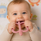 Baby mit Beissring - KI erstellt