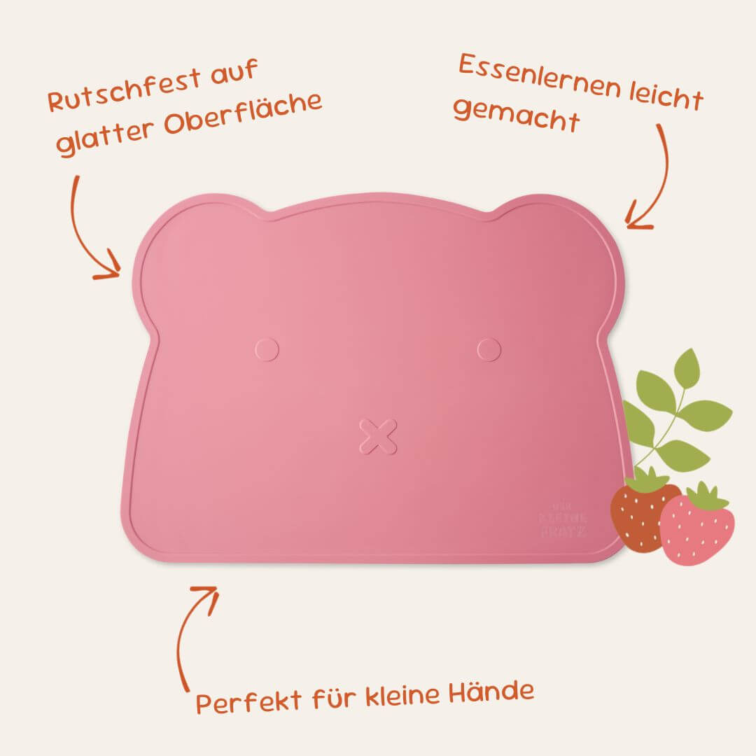 Tischset in Bärchenform