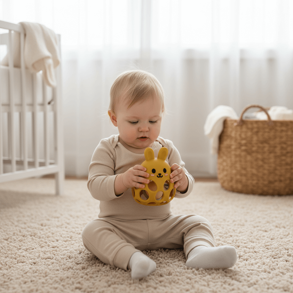 BeißHäschen mit Rasselball