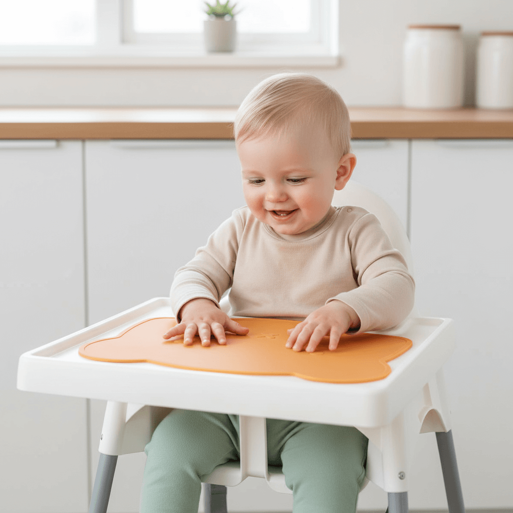 Silikon Tischset für Babys – rutschfest & im Bärchendesign – Der kleine Fratz