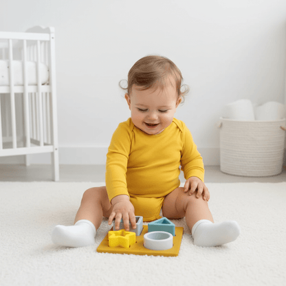 Steckpuzzle mit geometrischen Formen