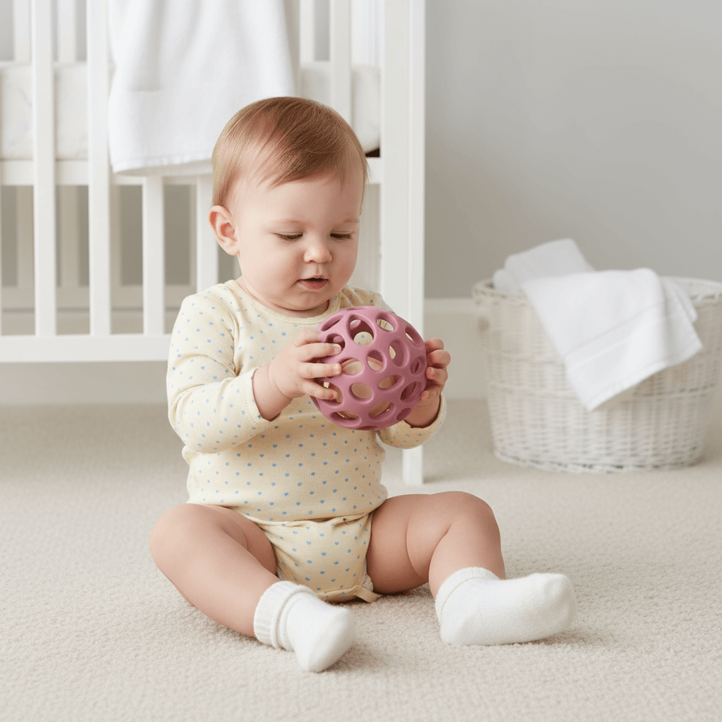 BeißBall mit Rassel