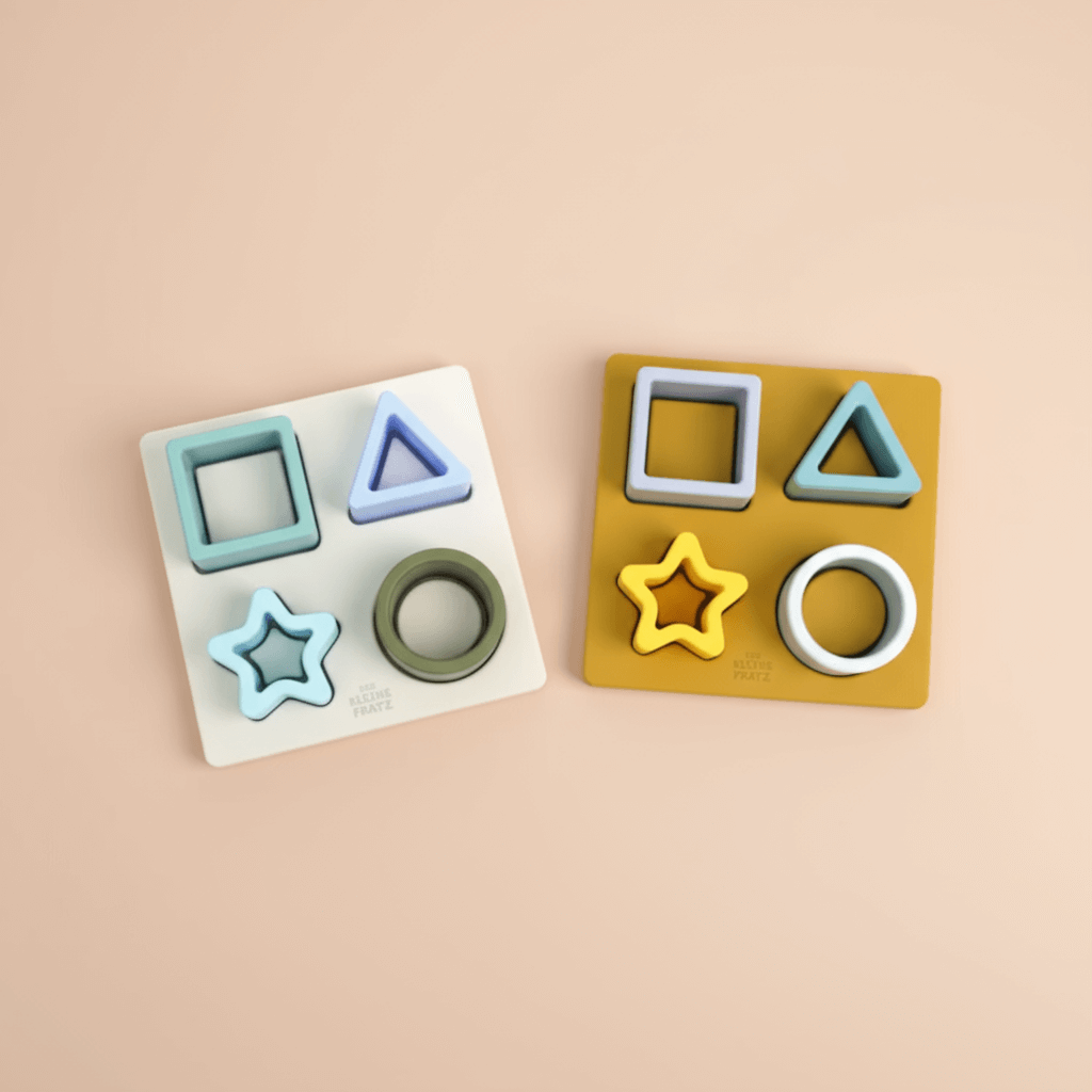 Steckpuzzle mit geometrischen Formen