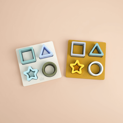 Steckpuzzle mit geometrischen Formen