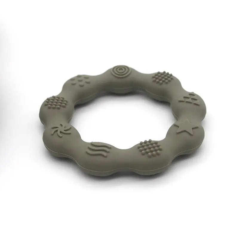 Sensorischer Beißring aus Silikon - derkleinefratz.de