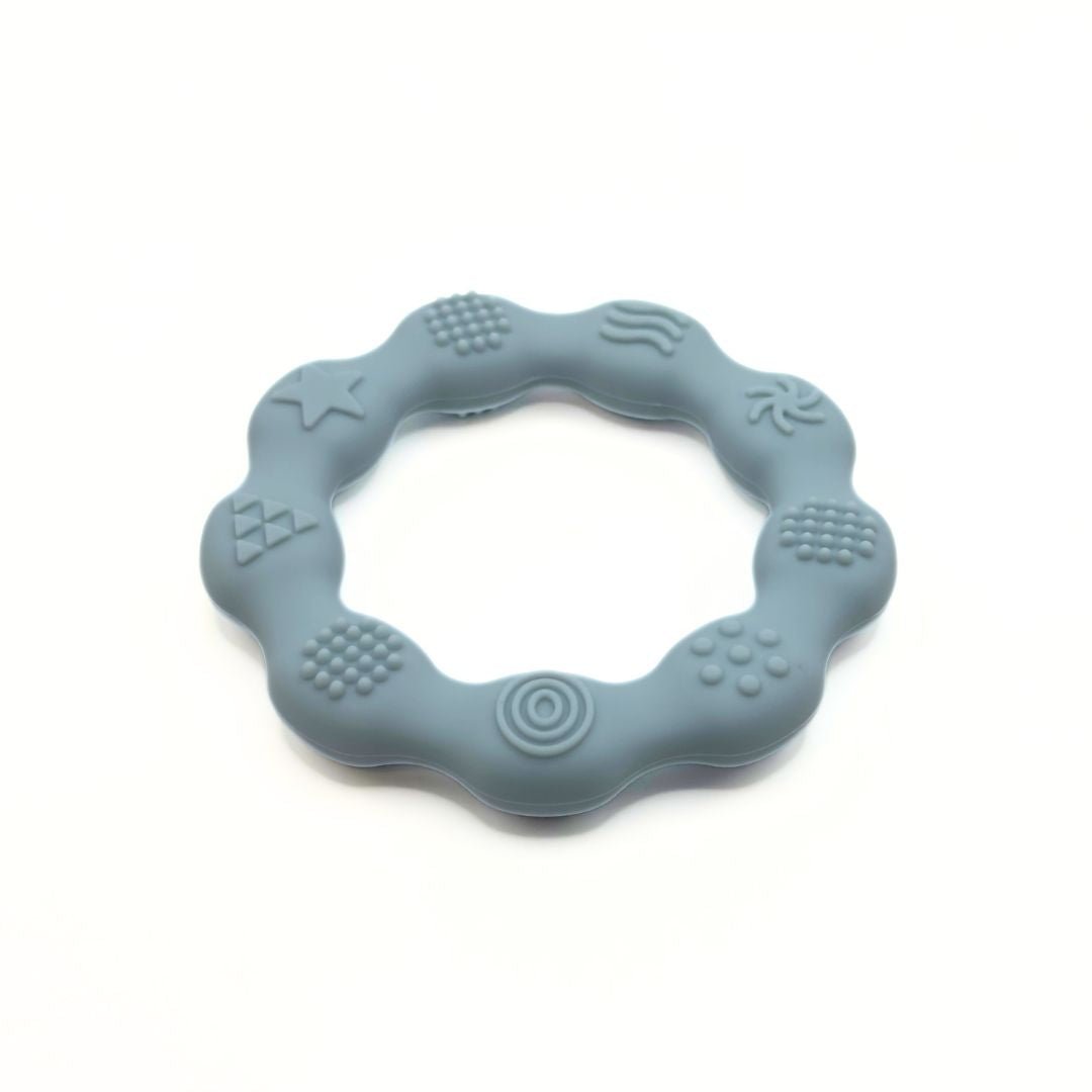 Sensorischer Beißring aus Silikon - derkleinefratz.de